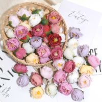 【hot】✵∋  30PCS 3cm Buds Artificial Silk Heads Wedding Decoration Birthday Wreath Scrapbooking Fake Flowers