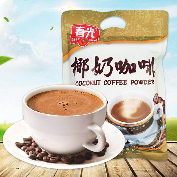 Spring Food Coconut Milk Coffee 360g Instant Coffee Powder Coconut Milk