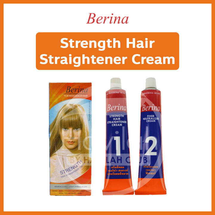 Berina Strength Hair Straightener Cream ครีมยืดผม เบอริน่า สเตรงท์