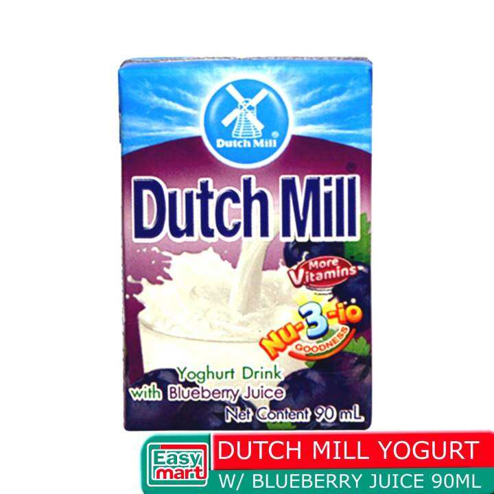 Easy.Mart Dutch Mill Yogurt With Blueberry Juice 90ml A Great Source Of