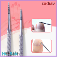 ของขวัญคริสต์มาส Cadiav 1ชิ้นตะไบเล็บเท้าแบบสองชั้นขอบซาตินเล็บเท้าคุด