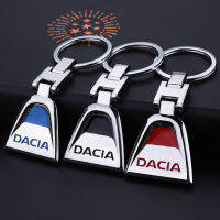 High quality metal car keychain Car emblem key ring Dacia car accessories