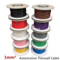 【support】 5เมตร/ล็อต1 MM2 Auto Cable 12/24V 32/0.2มม. Stranded ทองแดงลวด Cores Thinwall รถเรือ Van รถสายเชื่อมต่อลวด