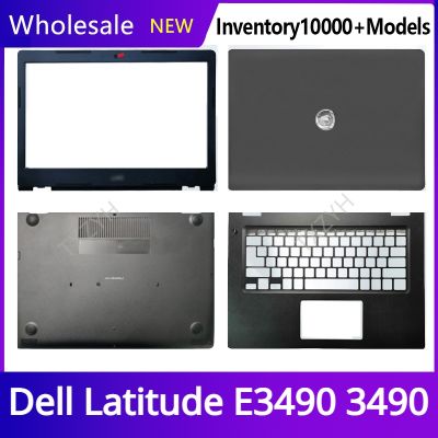 New Original For Dell Latitude E3490 3490 Laptop LCD back cover Front Bezel Hinges Palmrest Bottom Case A B C D Shell