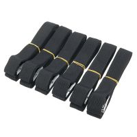 Mayitr 6pcs 8-foot 250cm Cargo Luggage Strap Ratchet Leather Strap Cam Buckle For Car SUV Truck Accessories Tool