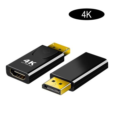4K DisplayPort to HDMI-compatible Adapter Converter Display Port Male DP to Female HD TV Cable Adapter Video Audio For PC TV