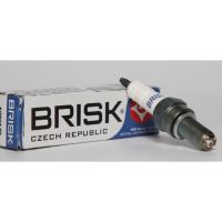 หัวเทียน BRISK X-Line 4 เขี้ยว (4 หัว) แกนเงิน KAWASAKI Z800 Spark Plug (9X01ROA)  รองรับทุกน้ำมัน Made in EU