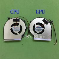 พัดลม OEM GPU CPU ใหม่สำหรับ MSI GE72 GE62 PE60 PE70 GL62 GL72 2QD 2QE 007X 053X 216XCN คูลเลอร์หม้อน้ำ0.55A DC5V