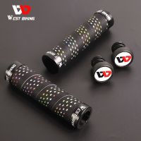 WEST BIKING Light Mountain bike Grips Double Lock MTB Bicycle Non-Slip Soft Sponge Handlebar EVA Tape Handle Grips Bar Plugs Adhesives Tape