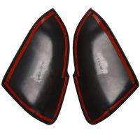 1Pair Matte Black Car Rearview Mirror Cover Plastic Car Rearview Mirror Cover for Great Wall Cannon GWM Poer Ute 2019-2023 Side Outside Rear Mirror Caps