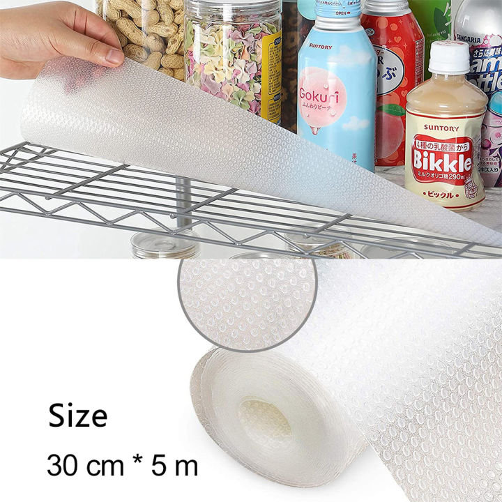 Shelf Liner Non Adhesive Refrigerator Liner For Shelves Washable Plastic  Shelf L