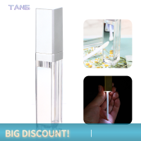 ?【Lowest price】TANG เครื่องสำอางเปล่า DIY ลิปกลอสขวดสีดำ/เงินสแควร์ Lip GLOSS Tube พร้อม LED Light Mirror labial glair bottle 7ml