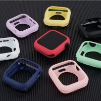 Cover For Apple Watch case 44mm 40mm 45mm 41mm 42mm 38mm Accessories Silicone Bumper Shell Protector iWatch series SE 3 4 5 6 7