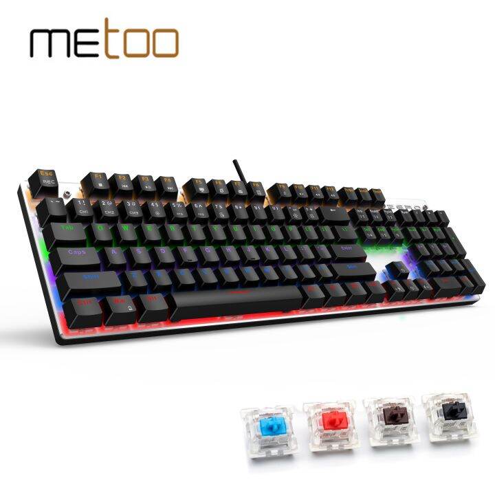 Gaming Mechanical Keyboard, 87/104 Keys Red Switch Backlight Keyboards
