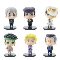 ฟิกเกอร์ Jojo No Kimyou Na Bouken Joutarou Yoshikage Jousuke Rohan Okuyasu Kouichi 8ซม. ตกแต่งหน้าเค้กเครื่องประดับรถยนต์