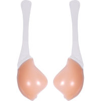 Women Silicone Sticky Bra Pushup Underwire Gathered Bras Cup A B C D Strapless Invisible Underwear for Sexy Backless Party Dress