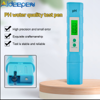 Aideepen Water Quality Test Meter PH Meter ปากกาทดสอบคุณภาพน้ำพร้อมการตรวจจับอุณหภูมิสำหรับไฮโดรโปนิกส์/ พิพิธภัณฑ์สัตว์น้ำ/น้ำดื่ม/ระบบ RO/บ่อปลาและสระว่ายน้ำ