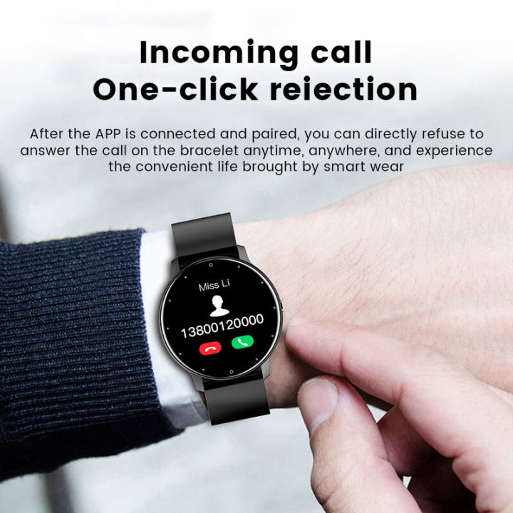 samsung-สมาร์ทวอทช์-smart-watch-แท้-กันน้ำสมาร์ทวอท์ชแบบเต็มหน้าจอรองรับการตรวจวัดอัตราการเต้นของหัวใจ-ความดันโลหิต-นาฬิกาออกกำลังกาย