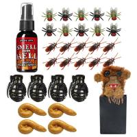 Stinky Ass Spray Prank Trick Realistic Animals Fake Poop Kit Unforgettable Pranks Safe And Extra Strong Smell Halloween Gift And Hilarious Gag Gifts For Kids liberal