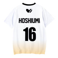 เสื้อยืดแขนสั้น จากอนิเมะ Haikyuu Schweiden Adlers สำหรับคอสเพลย์