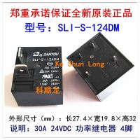 【✔In stock】 huangqun 100% ใหม่ Sanyou Sli-Sh-112dm Sli-S-112dm 12vdc 24vdc Sli-S-124dm 30a 4Pins รีเลย์ไฟฟ้า