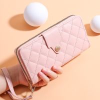 Womens Wallet Multi-Function Mobile Phone Bag Ladies Coin Purse Multi-Card Credit Card Bag Rhombus Fashion Wallet Girl