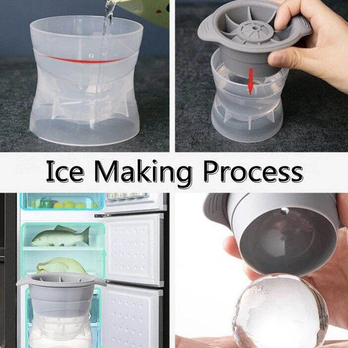 home-เหล้าวิสกี้-แม่พิมพ์ทำน้ำแข็ง-ที่ทำน้ำแข็ง-น้ำแข้งก้อนกลม-ice-ball-maker-ทำน้ำเเข็งเอง-random-color