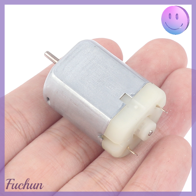 Fuchun แปรงถ่านไมโคร DC 3V 3.7V 5V 22000รอบต่อนาทีความเร็วสูงแรงบิดขนาดใหญ่แม่เหล็กแรงบิดสูงสำหรับรถของเล่นรูปแบบมอเตอร์ FK-280PA-3734