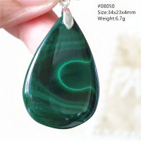 Natural Green Malachite Chrysocolla Pendant Women Men Gemstone Crystal Healing Malachite Necklace Pendant Jewelry AAAAAA