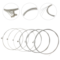 6ชิ้นชุดสายกีต้าร์อุปกรณ์เสริมอุปกรณ์ไฟฟ้าสแตนเลสออปติคอล