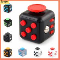 BRAIN ของขวัญสำหรับผู้ใหญ่สำหรับเด็ก Magic Cube บรรเทาความวิตกกังวล ออทิสติก Fidget Cube ลูกเต๋าบีบอัด ของเล่นต่อต้านความเครียด