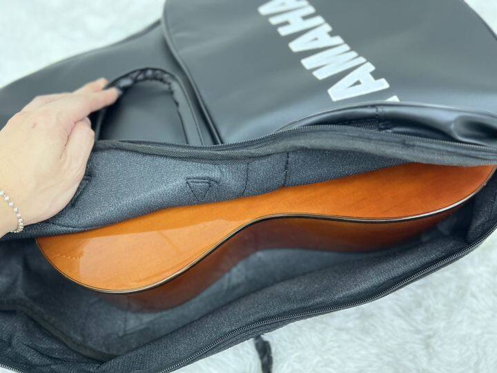 yamaha-กระเป๋ากีต้าร์คลาสสิคแบบหนัง-4-4-classic-guitar-bag-ขนาด-4-4-รุ่น-บุฟองน้ำ