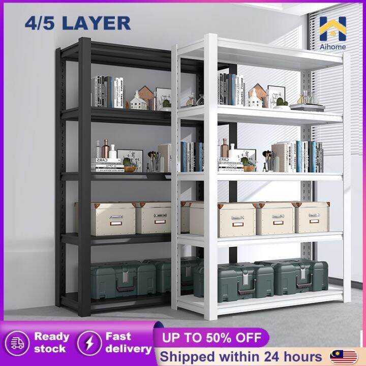 THE NEW ⊕﹉ AH 🔥 5 Tier RACK Boltless RackHome Storage Warehouse Store