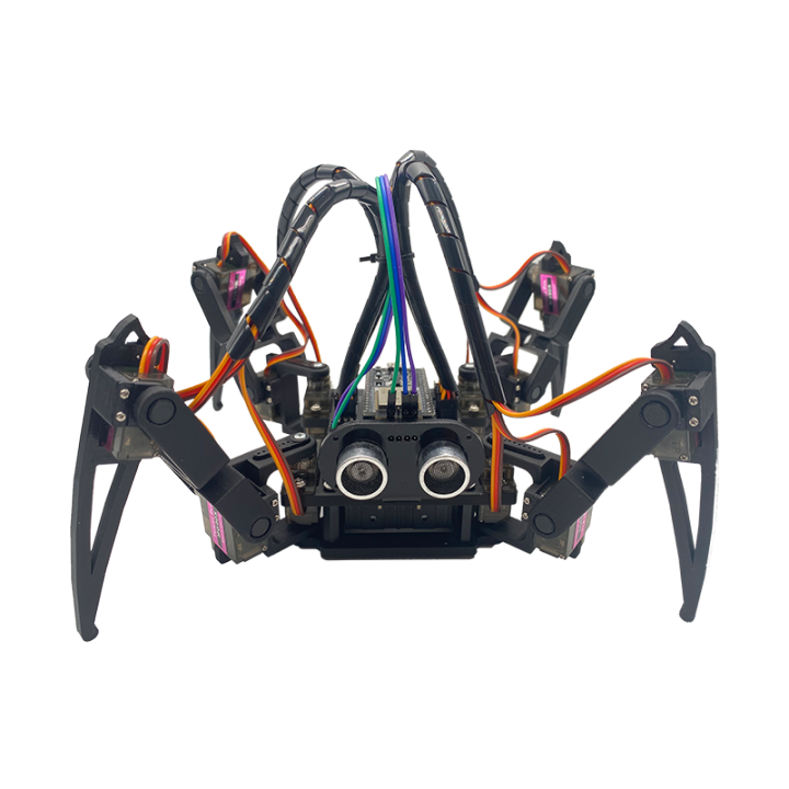 quadbot-td-3dof-quadruped-biomimetic-แมงมุมการเขียนโปรแกรมหุ่นยนต์สนับสนุน-a-rduino-บลูทูธประกอบการควบคุมระยะไกล-diy-ชุดต้นกำเนิด