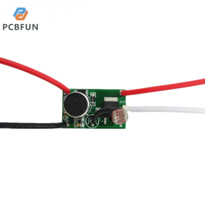 pcbfun 4A DC3V-30V แผงวงจรโคมไฟควบคุมด้วยเสียงกำลังสูงสำหรับโคมไฟพลังงานแสงอาทิตย์ไฟโรงรถโคมไฟทางเดิน