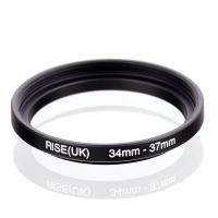 【SALE】 ginksembpsychte1987 Original RISE(UK) 34Mm-37Mm 34-37Mm 34ถึง37 Step Up Ring Filter Adapter สีดำ