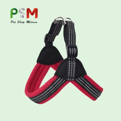 ▪ PSM Pet Chest Harness Dog Leash Vest Pull Belt Out Luminous Mesh Breathable Traction Pet Supplies