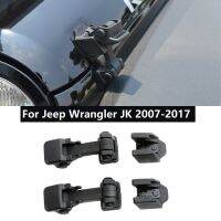 2PCS รถล็อคเครื่องยนต์ Latch Catch สำหรับ Jeep Wrangler JK 2007-2017ภายนอก Hood ล็อคครอบคลุมอุปกรณ์เสริม