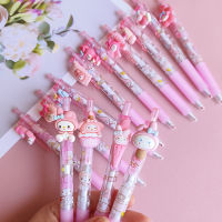 Sanrio Melody Cartoon Pattern Black Neutral Pen Signature Pen Water Pen Wholesale Set Student Stationery Supplies