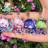 OSSMAX Cosplay Kazuha Bennett Scaramouche Gorou Tartaglia Tao Arataki Itto Key Key Key Pendant Impact Impact Keyring