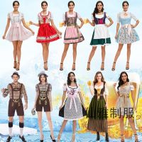 German Oktoberfest clothing for men and women Reception party wear Promotional Stage High-end winery overalls