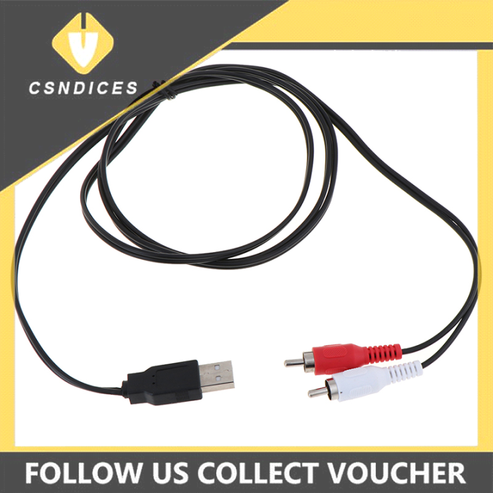 csndices-ดูเอิ้ล-rca-usb-ตัวผู้ชายประกอบอะแดปเตอร์เสียงวิดีโอสายต่อข้อมูล