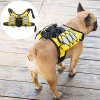 Tactical Dog Harness Backpack Nylon Pet Training Vest with Self Carry Backpack Dog Harness For Small Medium Big Dogs