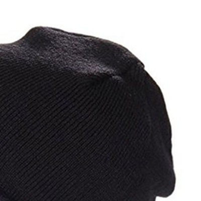 หมวกติดลำโพงหมวกบีนนี่เพลงการเชื่อมต่อไร้สายสีดำสำหรับกลางแจ้ง