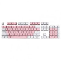 104ชิ้นสองสี Pbt Backlight Keycaps ชุดหมวกว่ายน้ำ Ergonomic Keycaps สำหรับกลไกสวิทช์เชอร์รี่คีย์บอร์ดสำรองชุดตัวครอบปุ่มคีย์บอร์ด