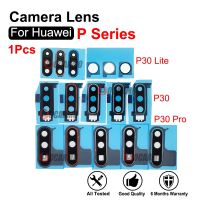 1Pcs White Blue Black Back Camera Lens With Frame With Adhesive Repair For Huawei P30 Lite Pro P30Lite P30Pro Replacement Parts