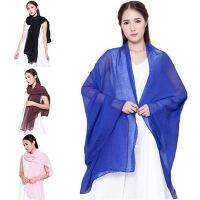 ♥BDF♥ Womens Long Cotton Linen Wrap Scarf Shawl Stole Pashmina