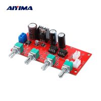 AIYIMA NE5532 Preamp Amplifier Board HIFI Stereo Volume Tone Control Pre-amp Preamplifier Treble Midrange Bass Single Power