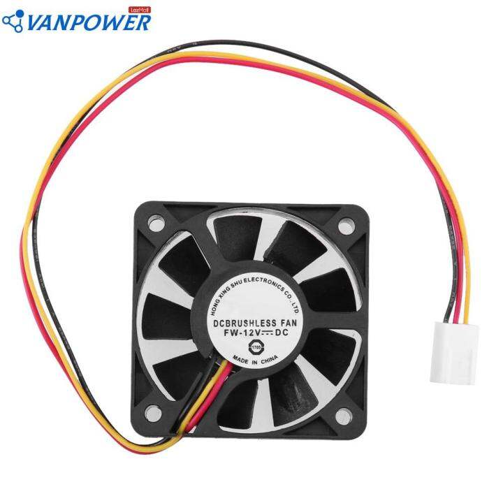 (Ready) 3 Pin CPU 5cm Cooling Cooler Fan Heatsinks Radiator for PC ...