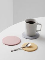 High-end MUJI Mili Fengwu Silicone Coaster Light luxury and high-end tea coaster coffee cup mat tea mat insulation pad water coaster